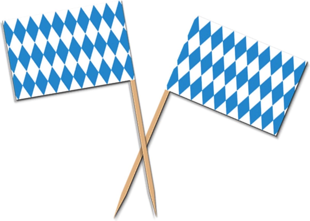 360 DEGREES - 50 Oktoberfest prikkers - Decoratie > Taartdecoraties